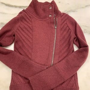 Athleta moto sweater xxs